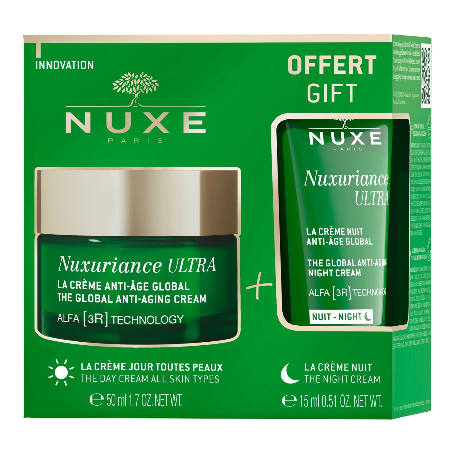 Kit Anti-Âge Global Toutes Peaux, Nuxuriance Ultra