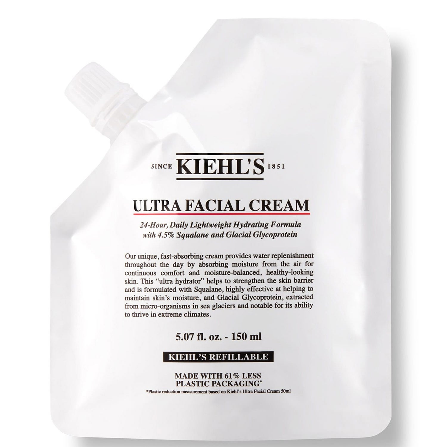 Kiehl's Ultra Facial Cream Oil Free Refill Pouch 150ml