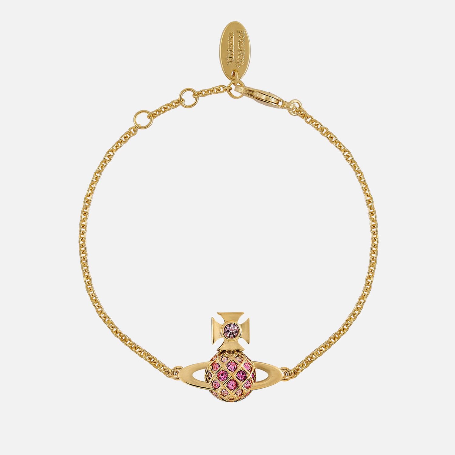 Vivienne Westwood Willa Bas Relief Gold-Tone Bracelet