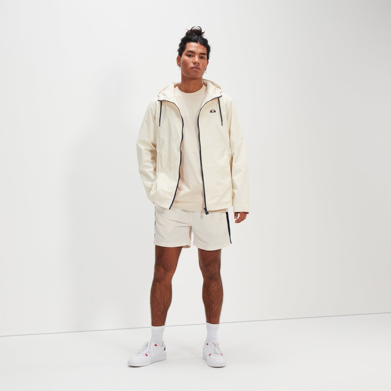 Men s Kinzia Jacket Off White Ellesse