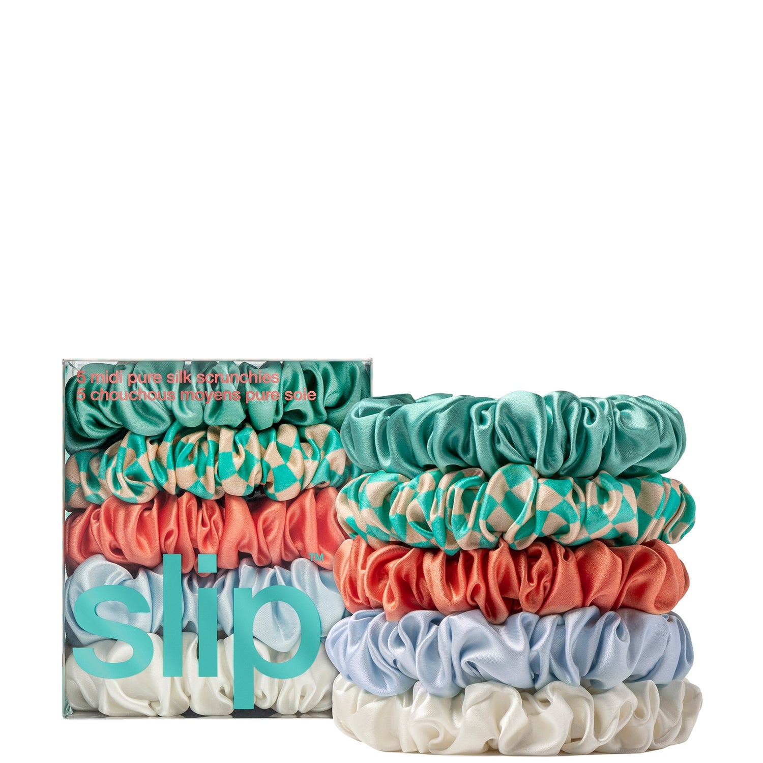 Slip silk sale midi scrunchie