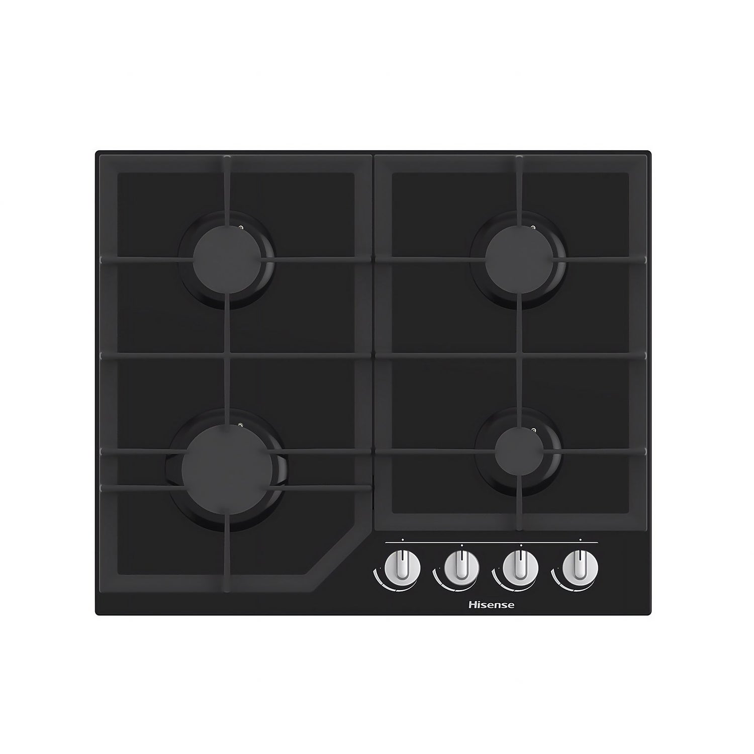 Hisense GG643B 60cm Gas Hob Black Homebase