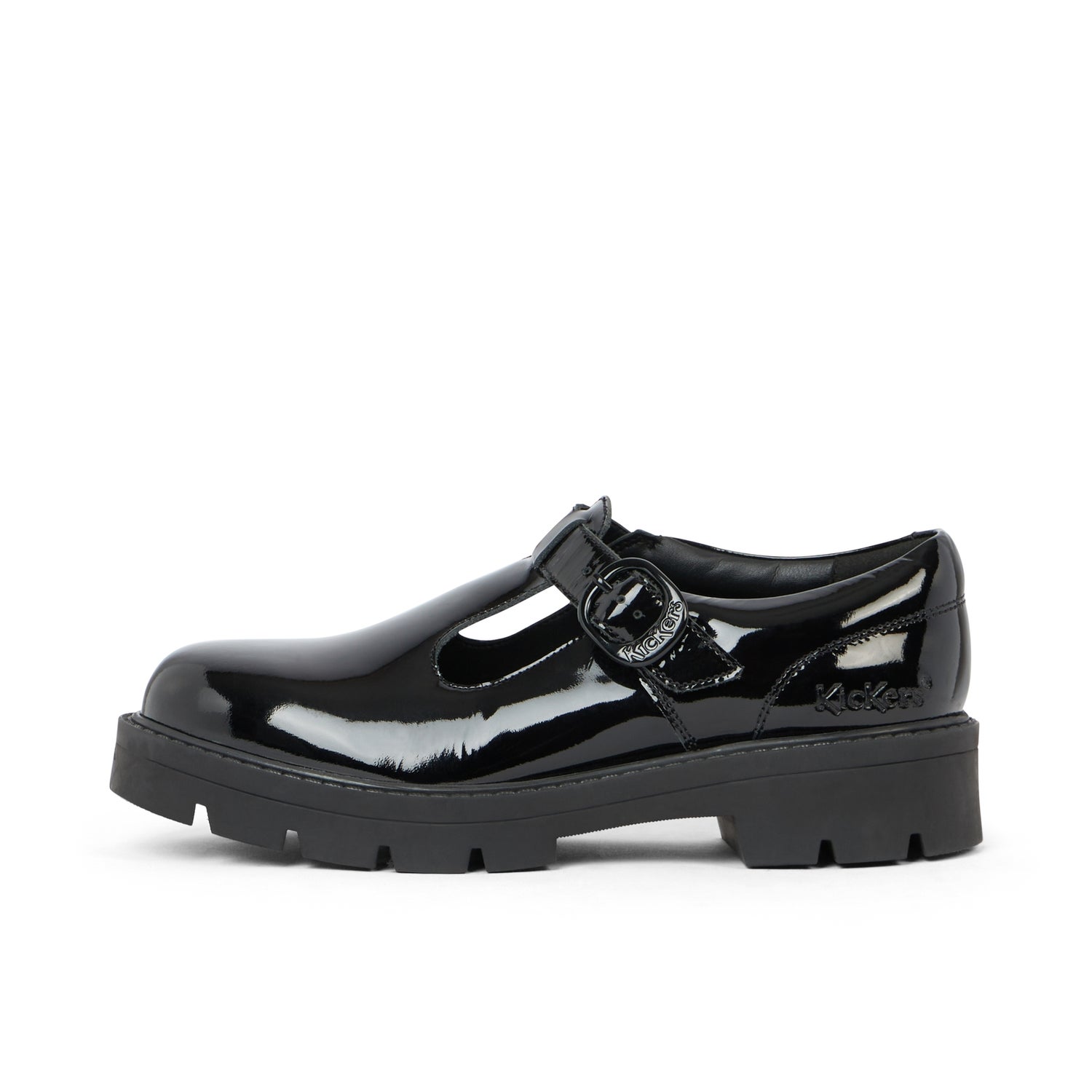 Adult Womens Kori T Bar Patent Leather Black 7