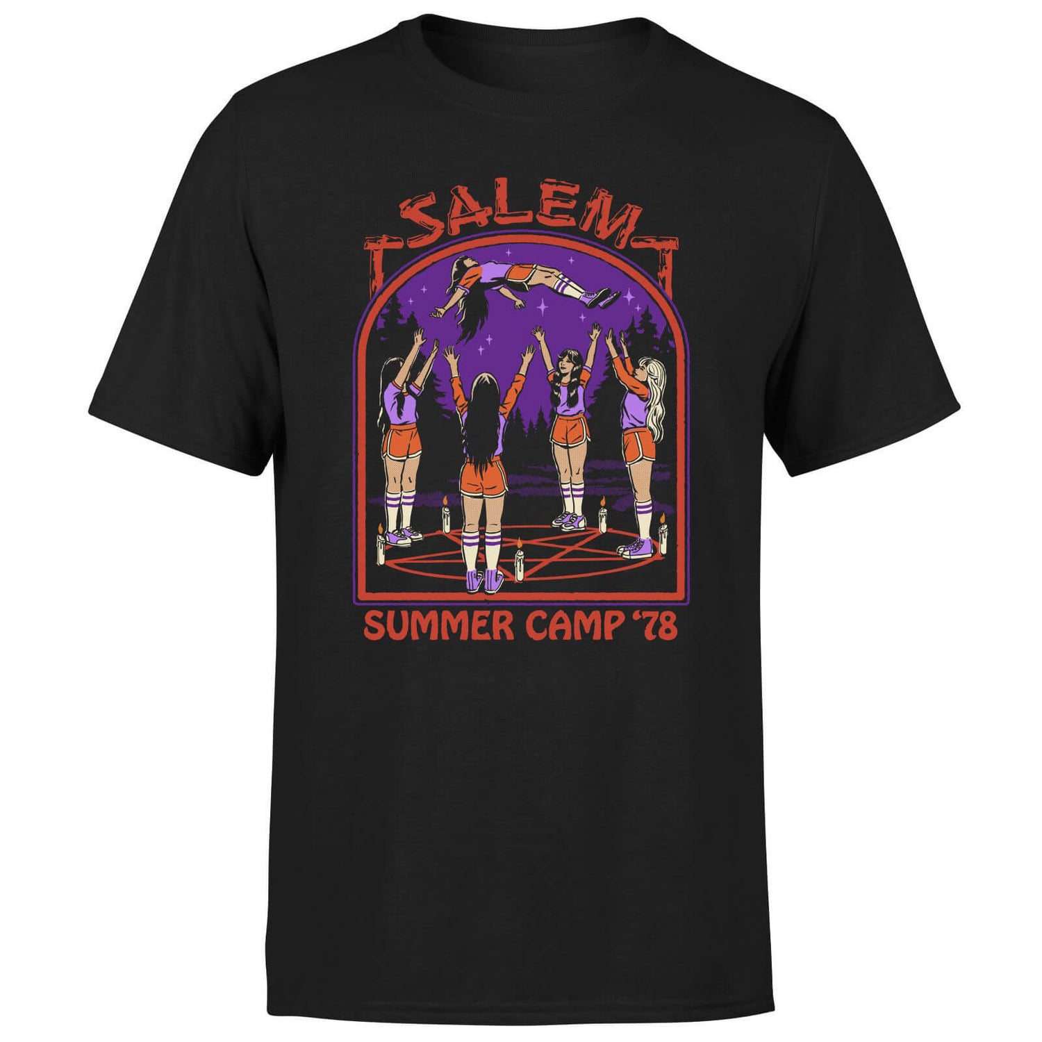 Salem Summer Camp Men's T-Shirt - Black