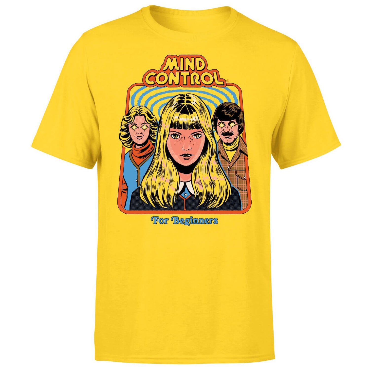Mind Control For Beginners Men's T-Shirt - Yellow
