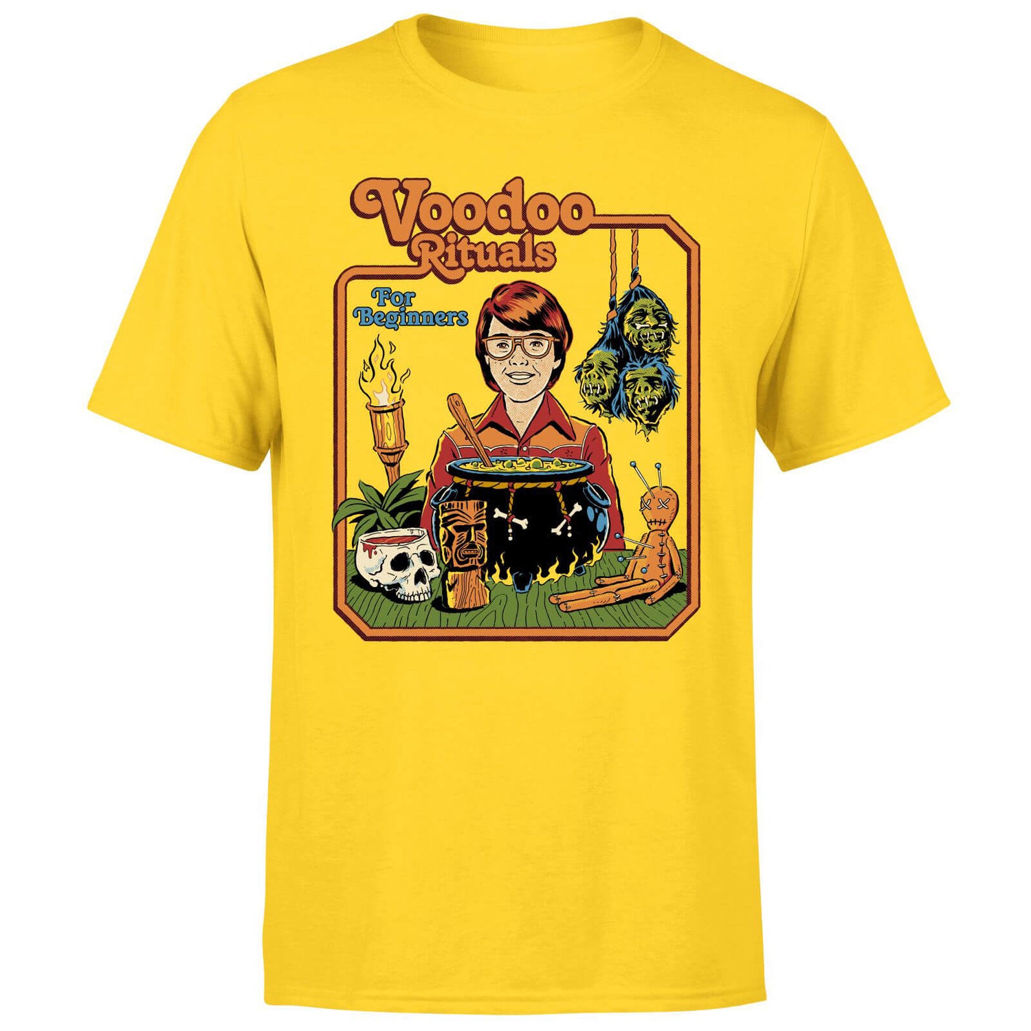 Voodoo Rituals For Beginners Men's T-Shirt - Yellow