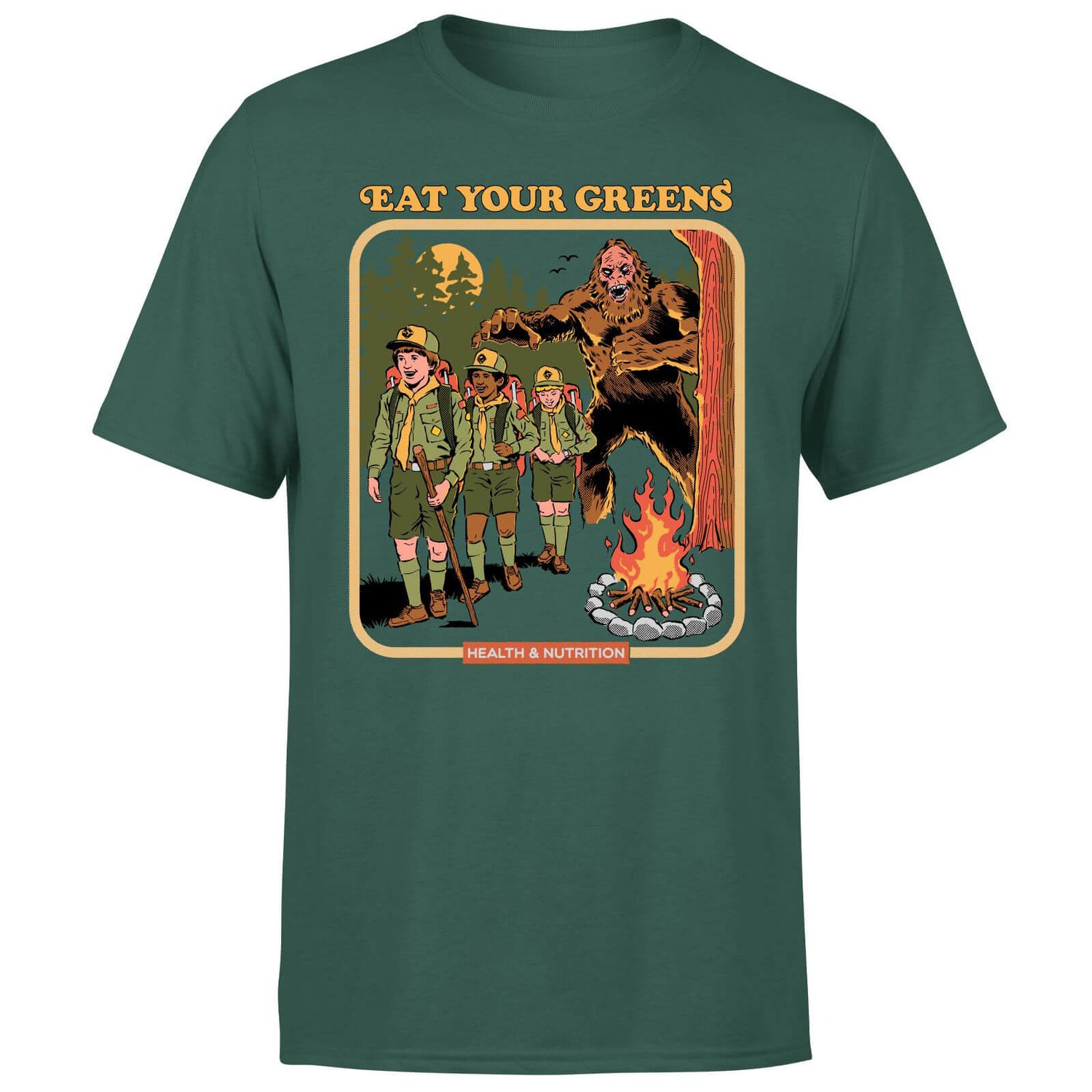 Eat Your Greens Men's T-Shirt - Green