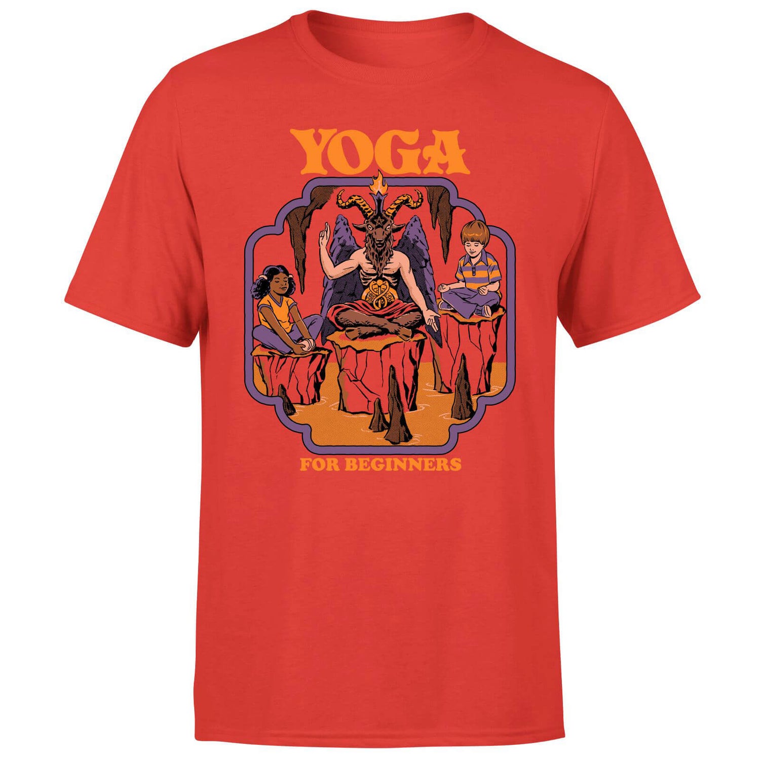 Yoga For Beginners Men's T-Shirt - Red