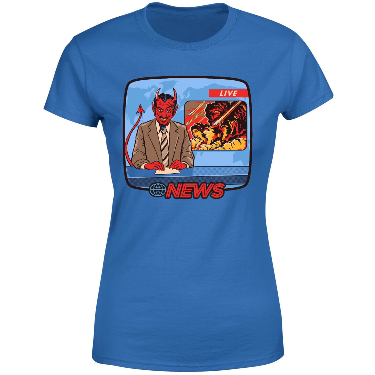 Breaking News Women's T-Shirt - Blue