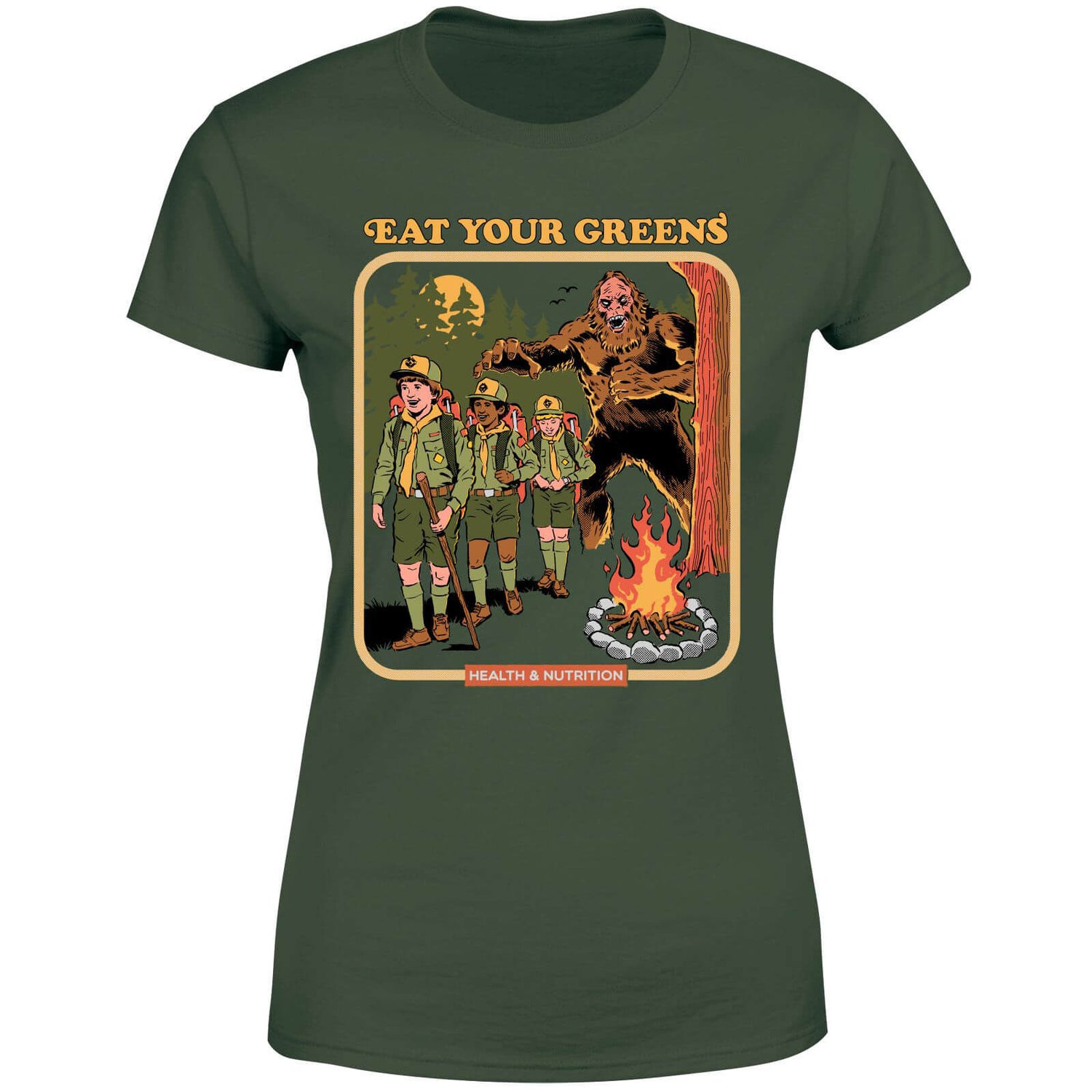 Eat Your Greens Women's T-Shirt - Green