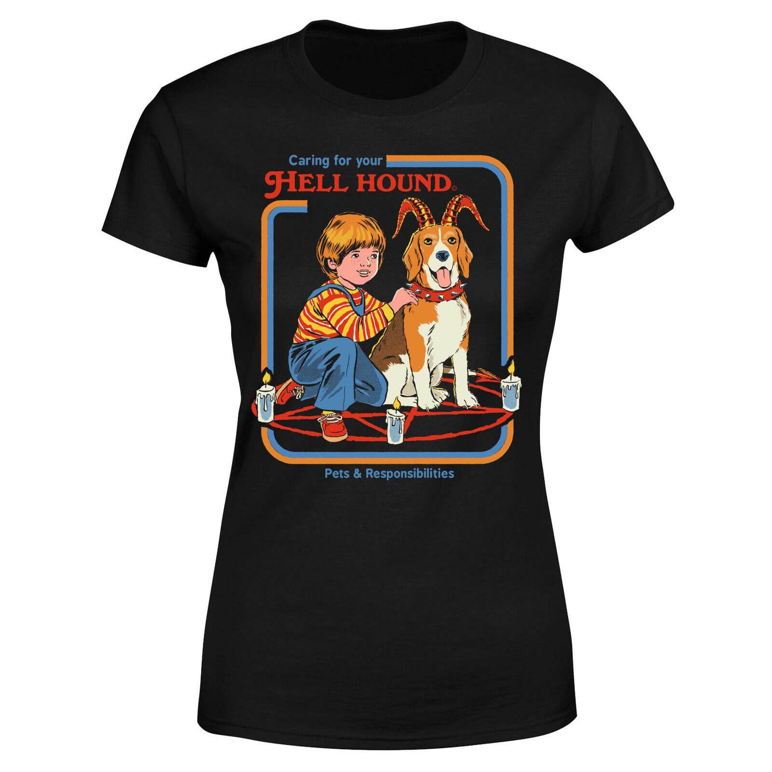 Caring For Your Hell Hound Women's T-Shirt - Black