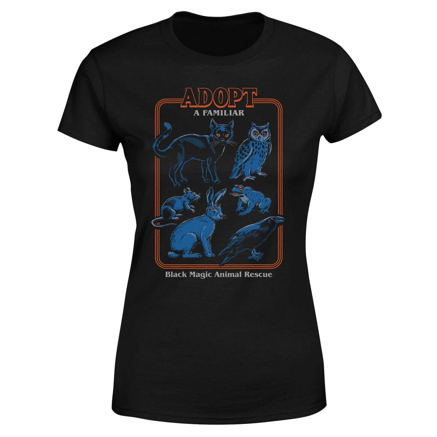 Adopt A Familiar Women's T-Shirt - Black