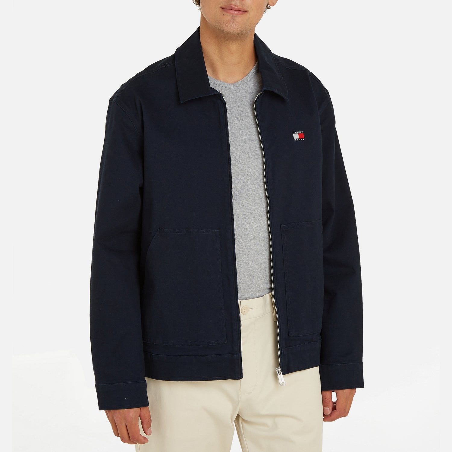 Tommy Jeans Cotton Twill-Blend Jacket - XL