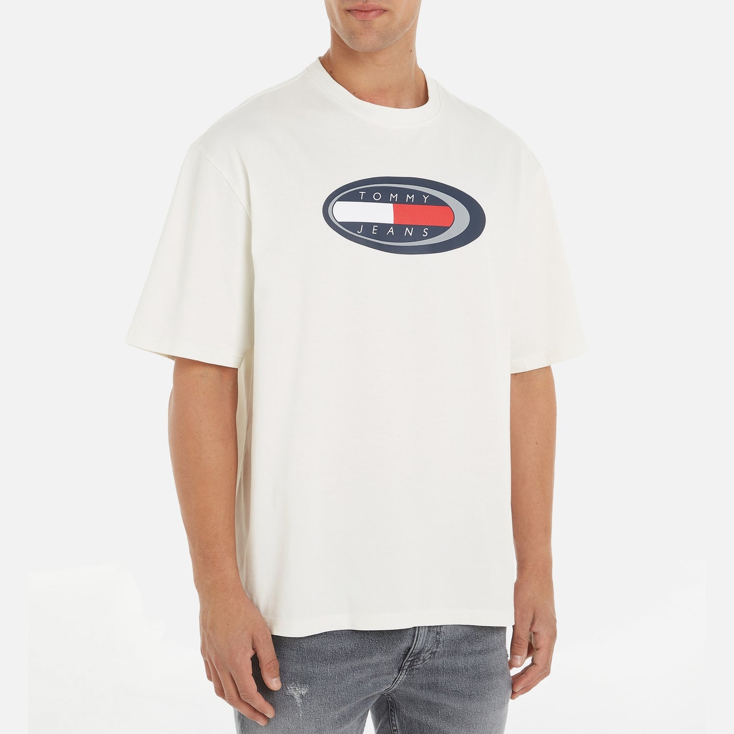 Tommy Jeans Oversized Boardsports Cotton-Jersey T-Shirt - S