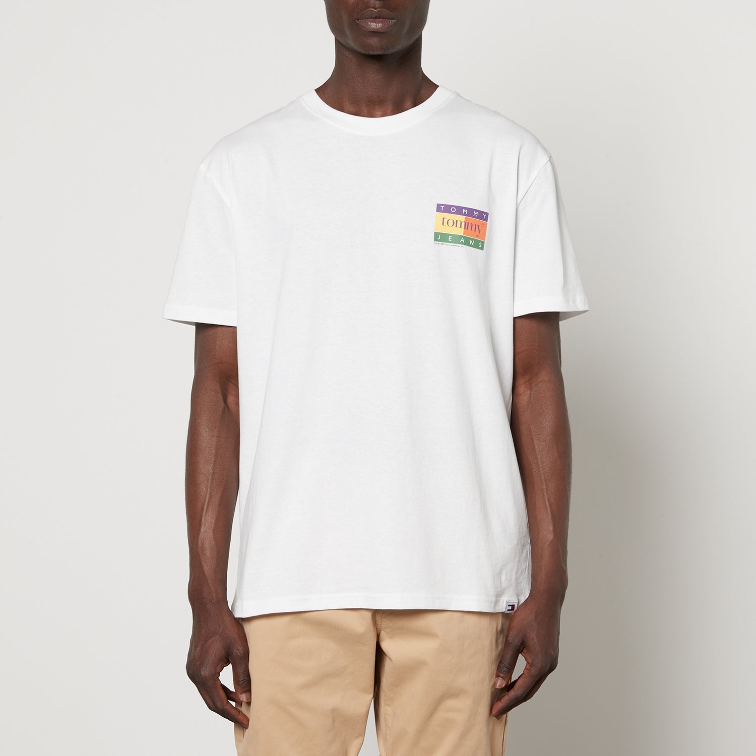 Tommy Jeans Summer Flag Cotton-Jersey T-Shirt - S