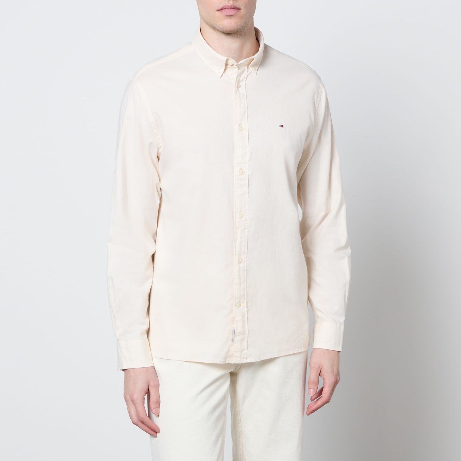 Tommy Hilfiger 1985 Flex Oxford Cotton-Blend Shirt - L