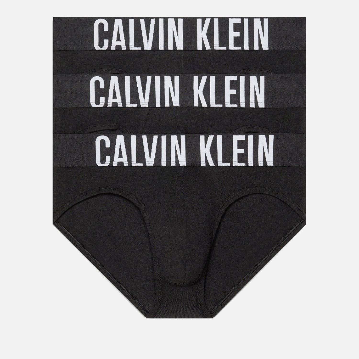 Calvin Klein Intense Power Stretch Cotton-Blend 3-Pack Hip Briefs - S