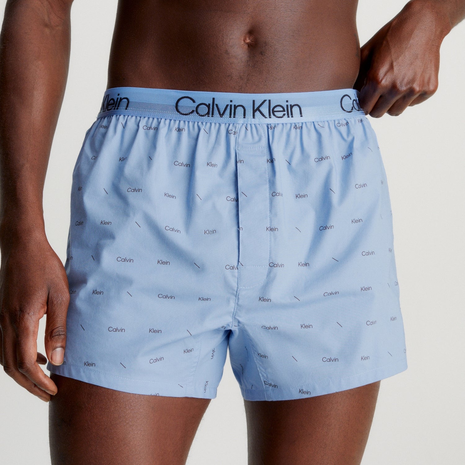 Calvin Klein Modern Woven-Cotton Boxer Shorts - S