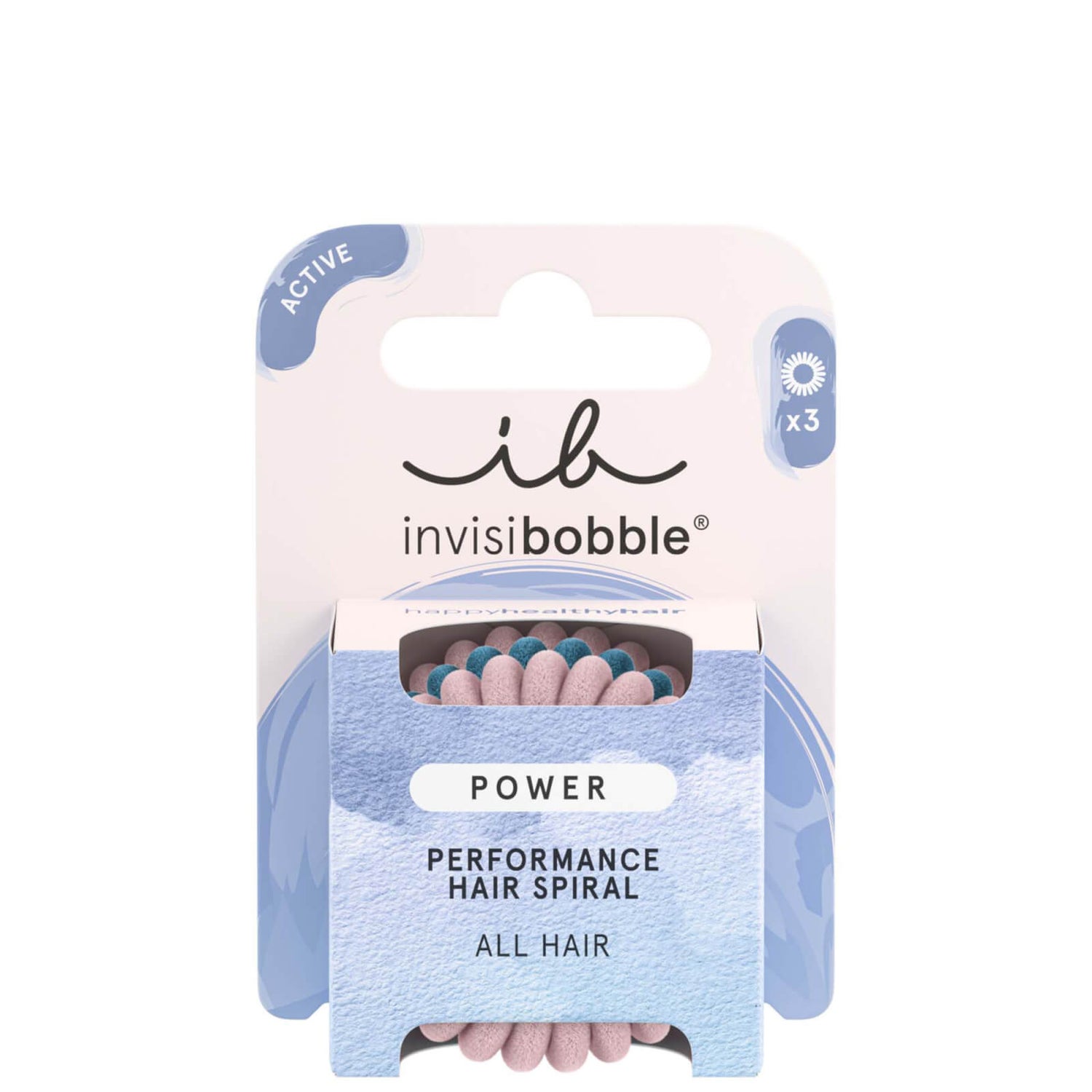 invisibobble Rose and Ice Power Hair Ties (Pack of 3)