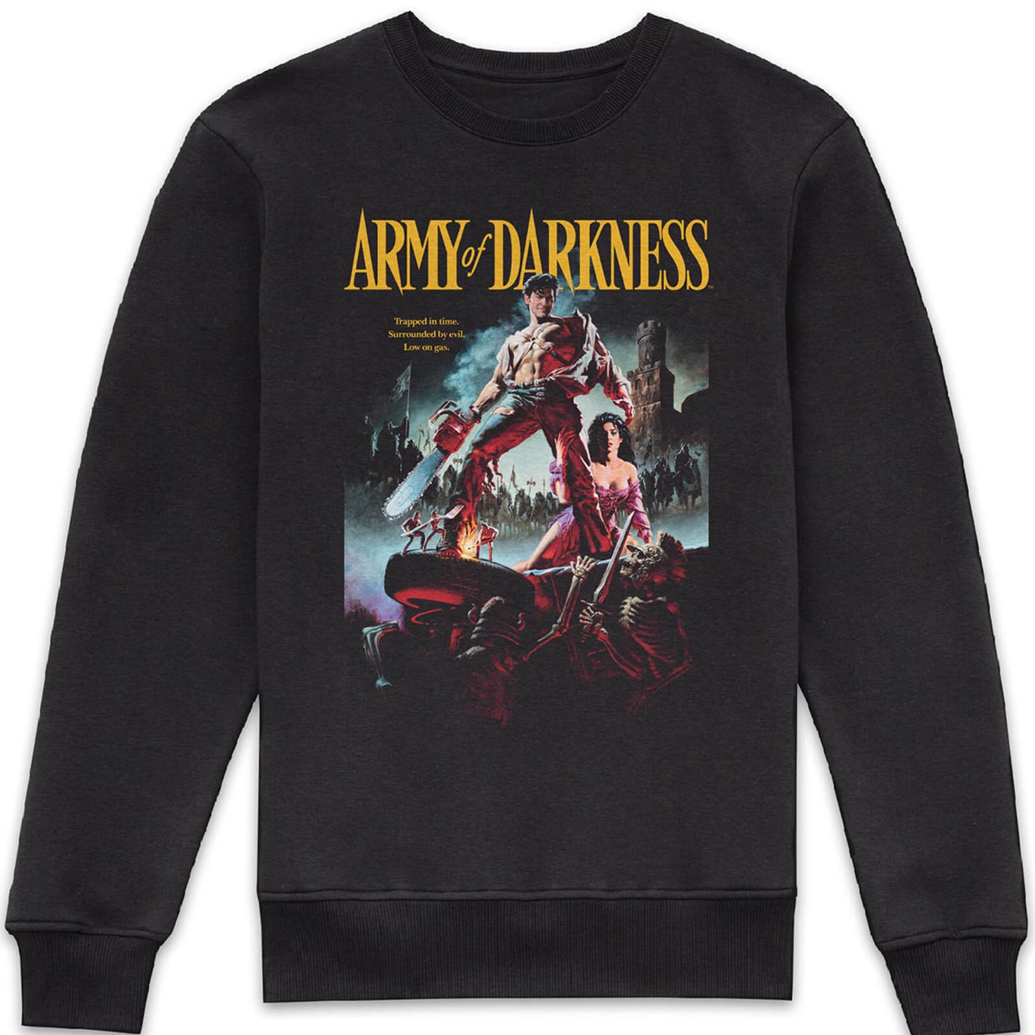 Army Of Darkness Classic Poster Sweatshirt - Black - XL - Black
