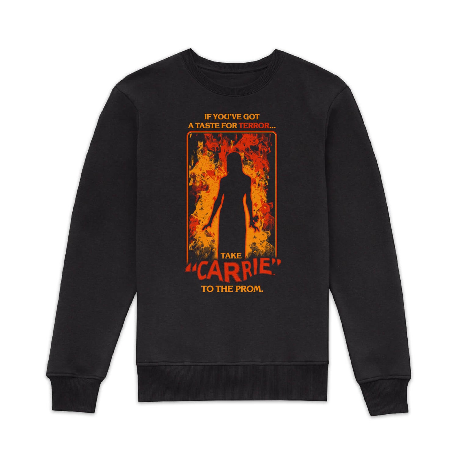 Carrie Burn In Hell Sweatshirt - Black