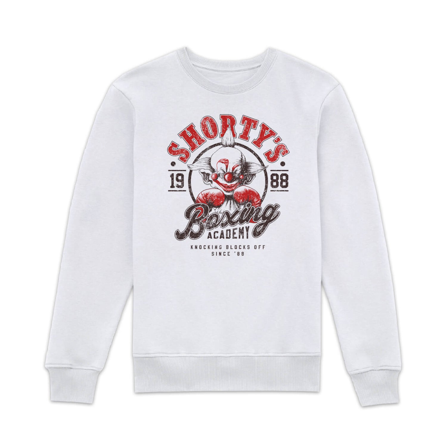 Killer Klowns From Outer Space Shorty's Boxing Gym Sweatshirt - White