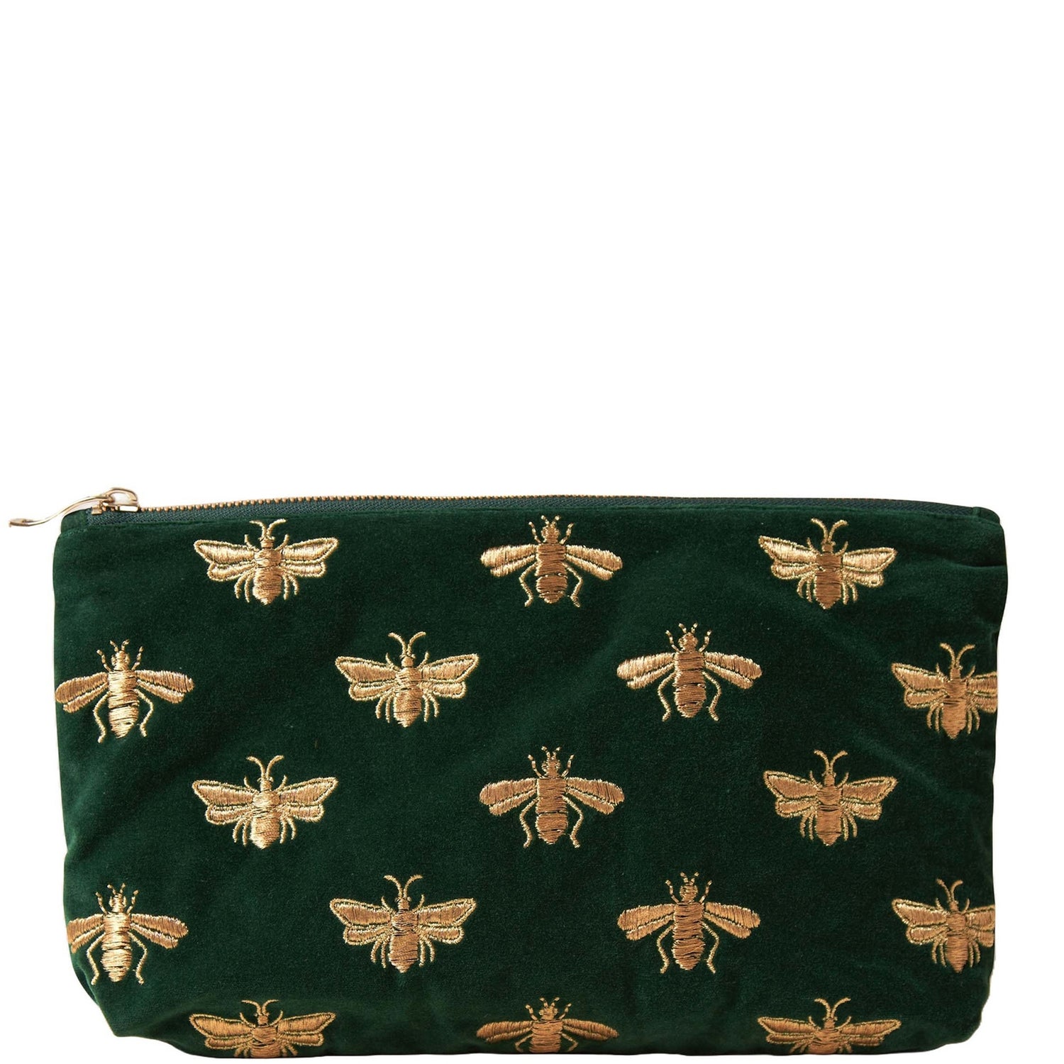 Elizabeth Scarlett Honey Bee Forest Velvet Everyday Pouch