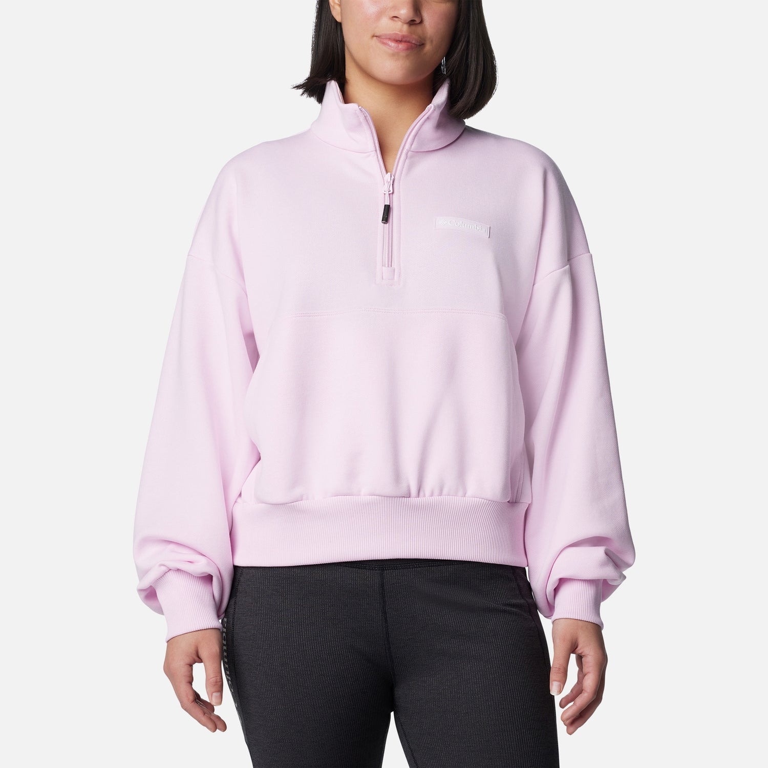 Columbia Marble Canyon™ French Terry Stretch-Jersey Quarter-Zip Sweatshirt - S