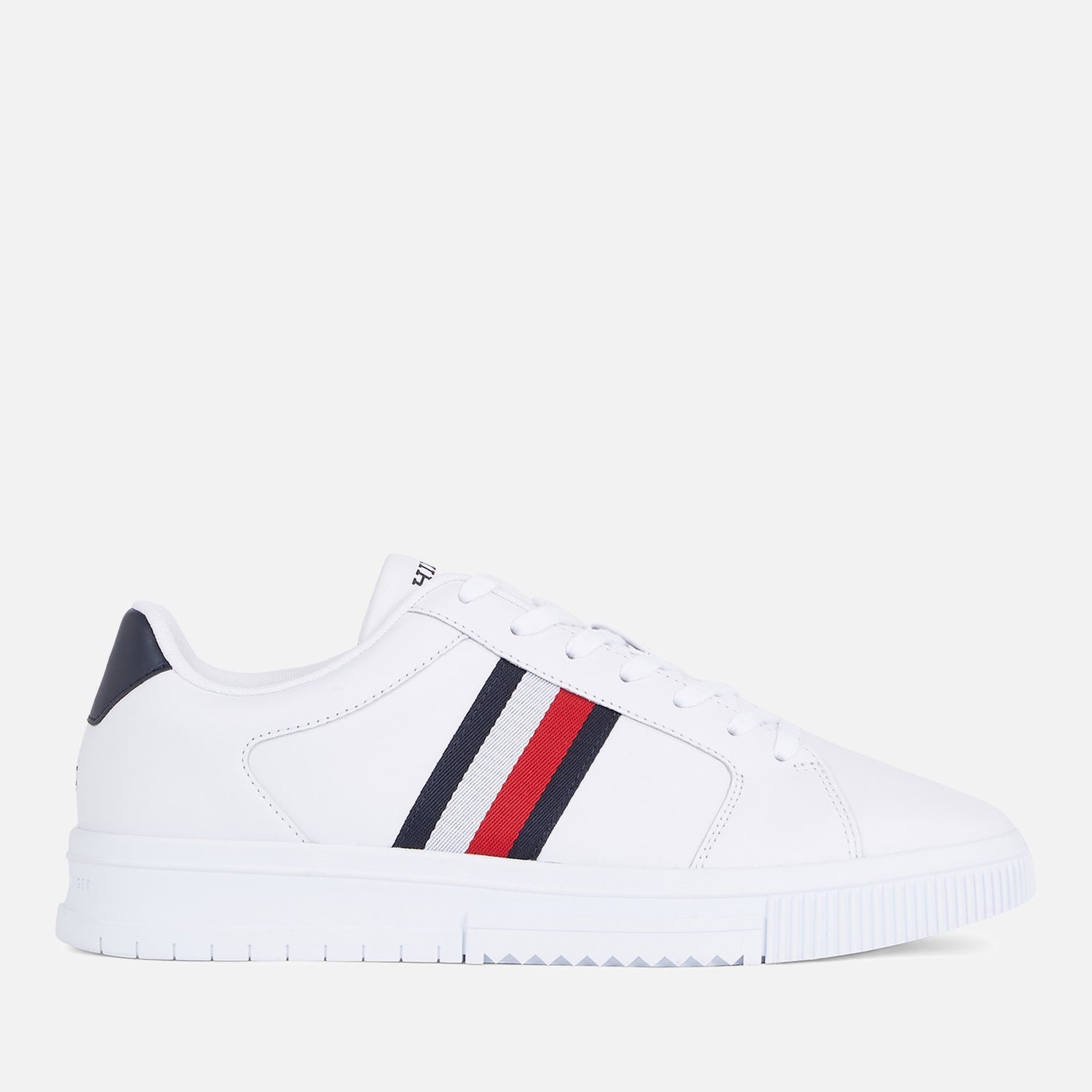 Tommy Hilfiger Men's Leather Cupsole Trainers - UK 10.5