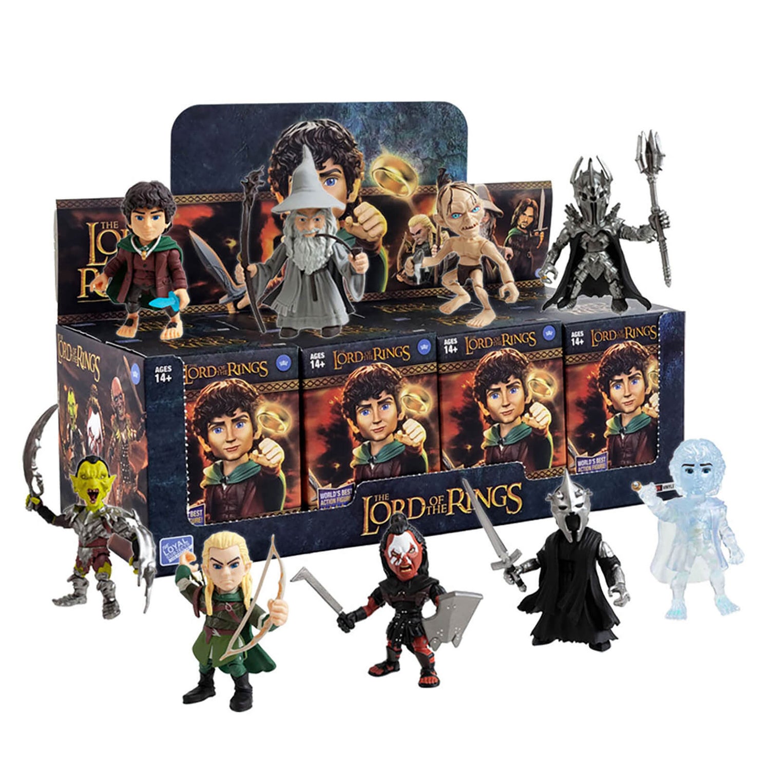 Loyal Subjects Lord of the Rings - Blind Box Action Fig PDQ - 8 Figures Included