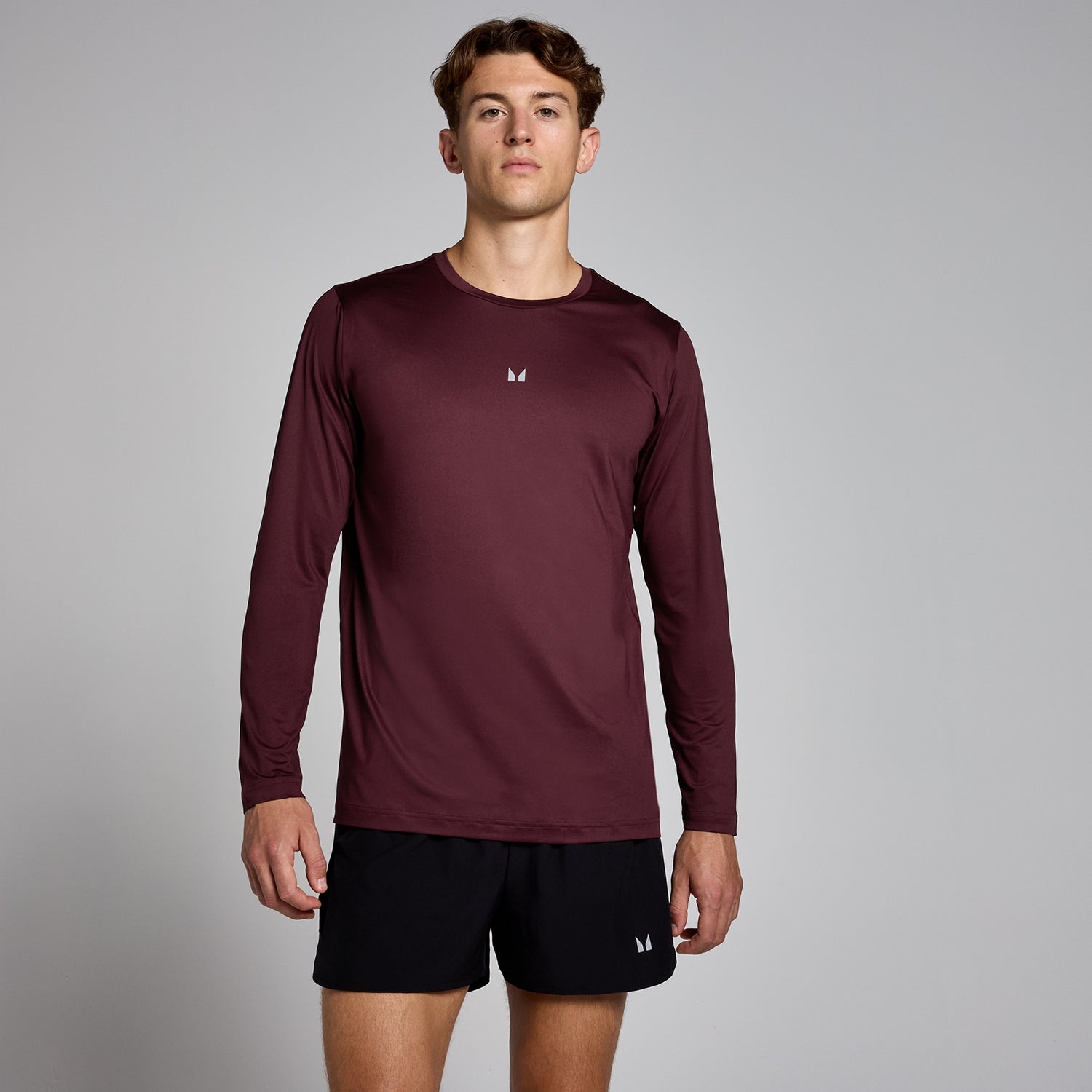 MP Men's Velocity Long Sleeve Top - Deep Berry