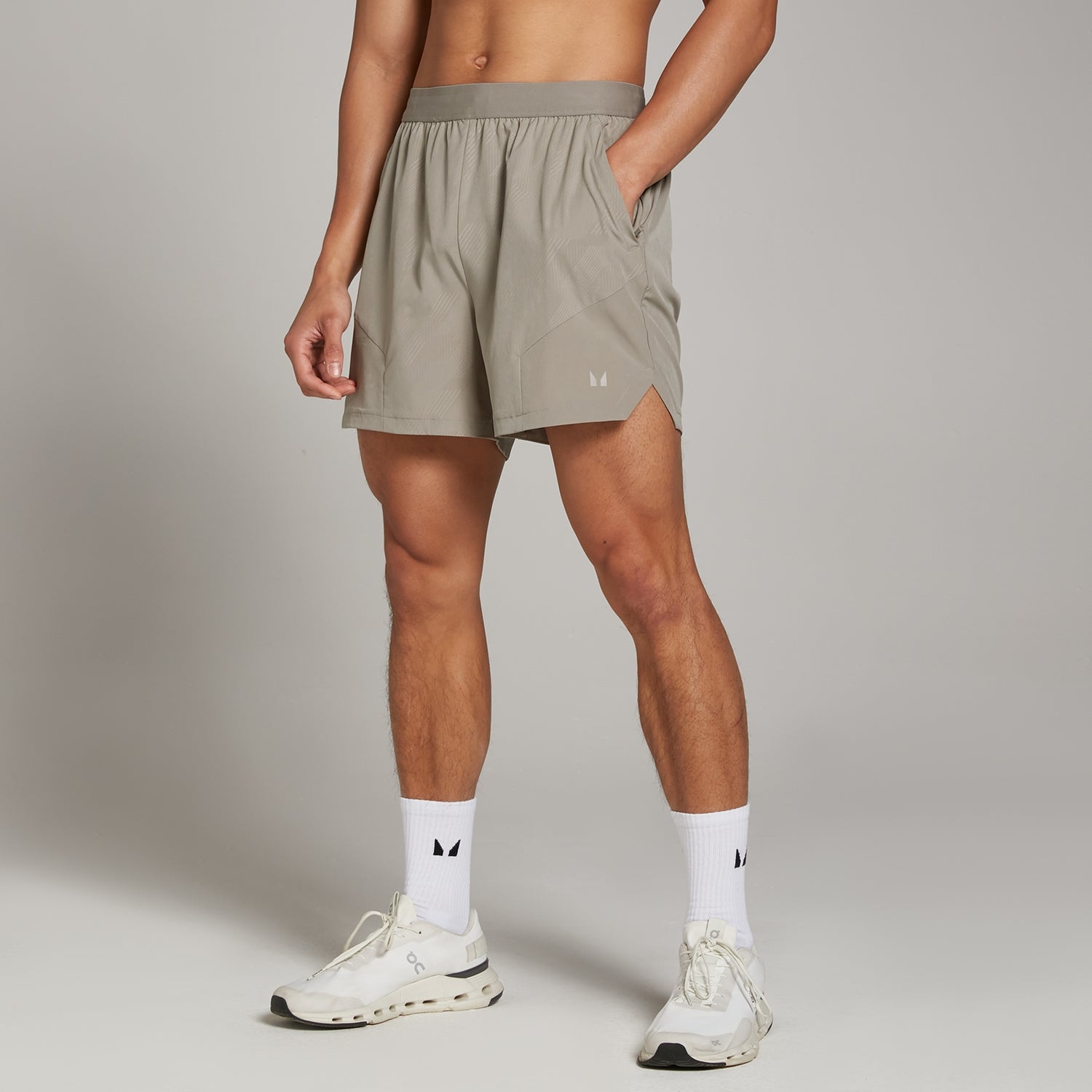 Short d’entraînement Embossed MP Tempo pour hommes – Terre cuite - XXL