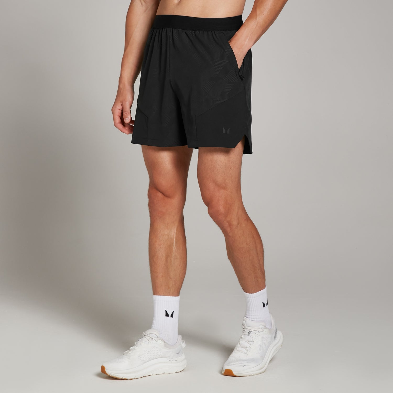 Short d’entraînement Embossed MP Tempo pour hommes – Noir - XS