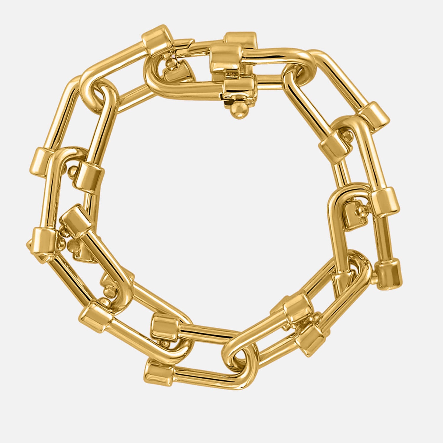 Oma The Label The Kosi 18 Karat Gold-Plated Cylinder Bracelet
