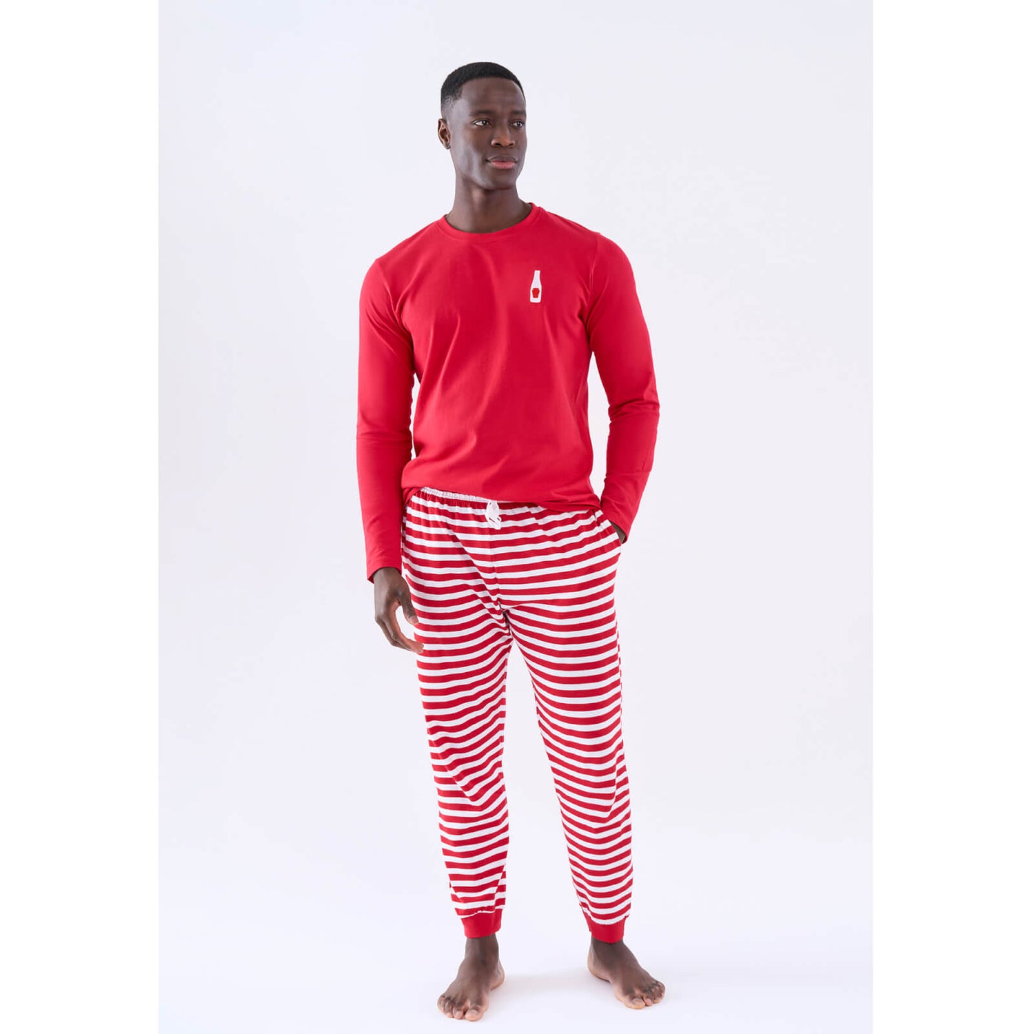 Heinz Christmas Red Matching Family Men s Cotton Pyjamas XL