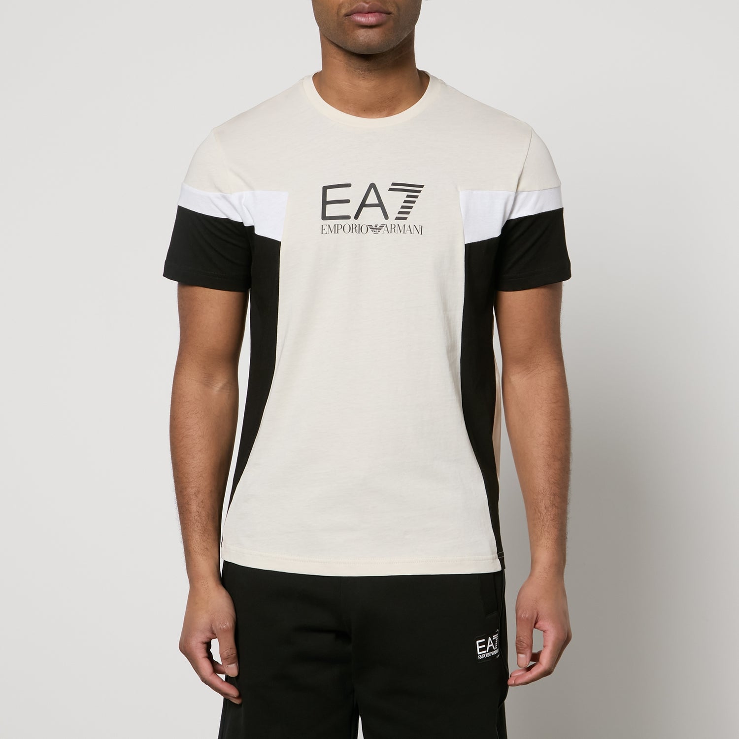EA7 Summer Cotton-Jersey T-Shirt - M