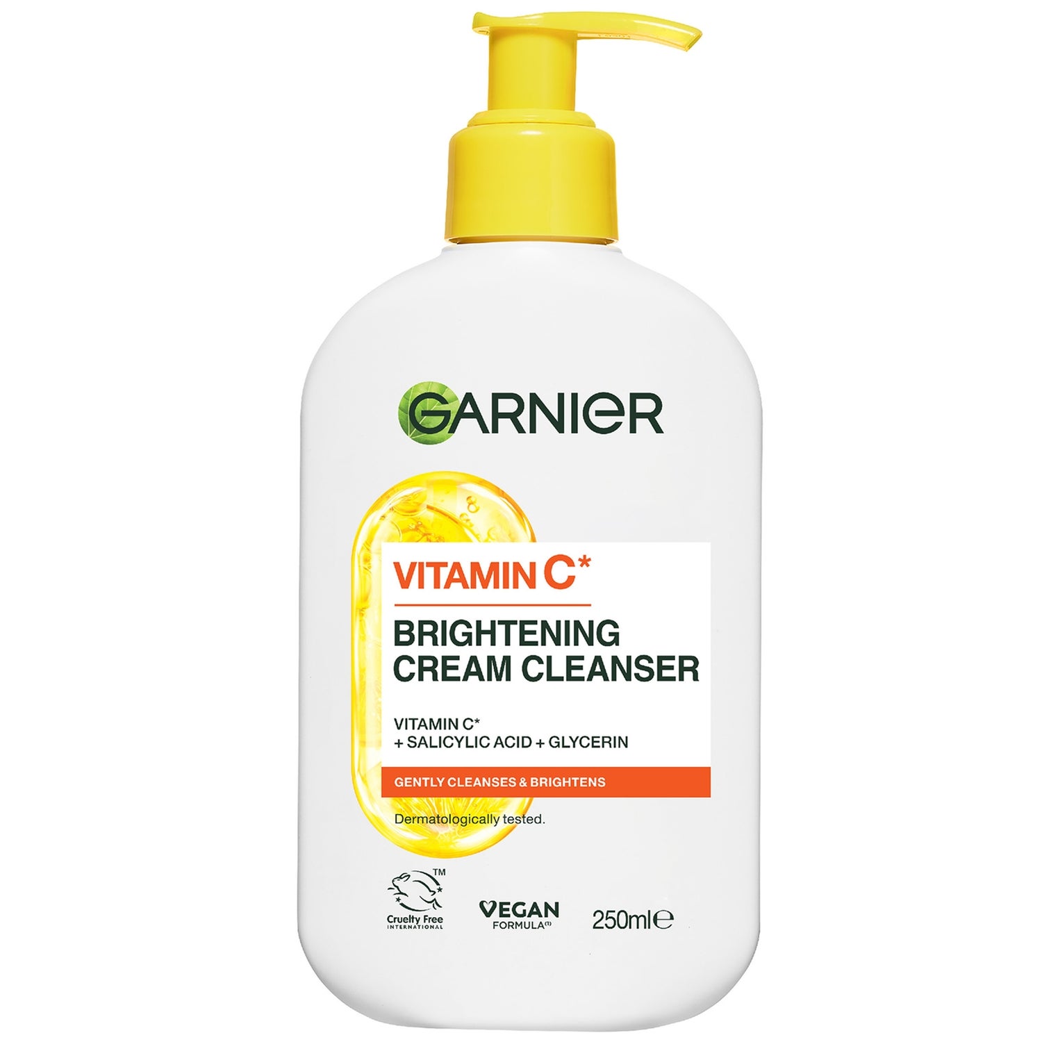 Garnier Skin Active Vitamin C Brightening Cream Cleanser 250ml
