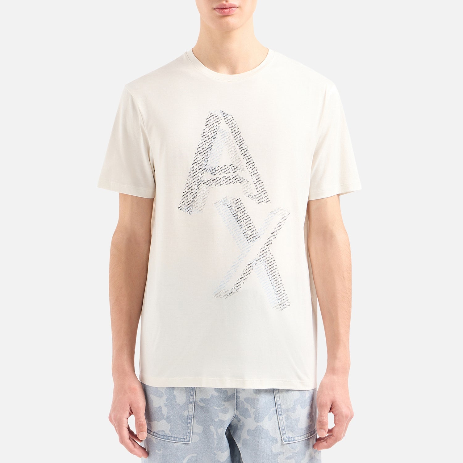 Armani Exchange Seasonal Big AX Logo-Print T-Shirt - L