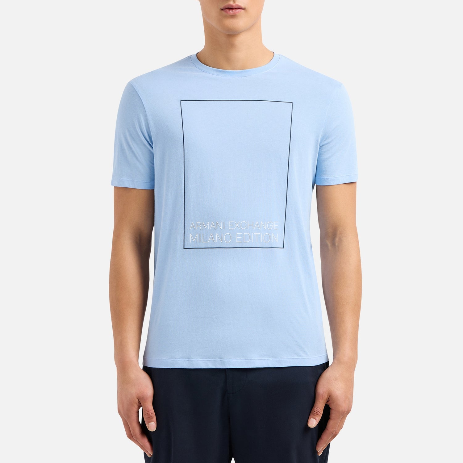 Armani Exchange Men's Milano Edition T-Shirt - Blue - L