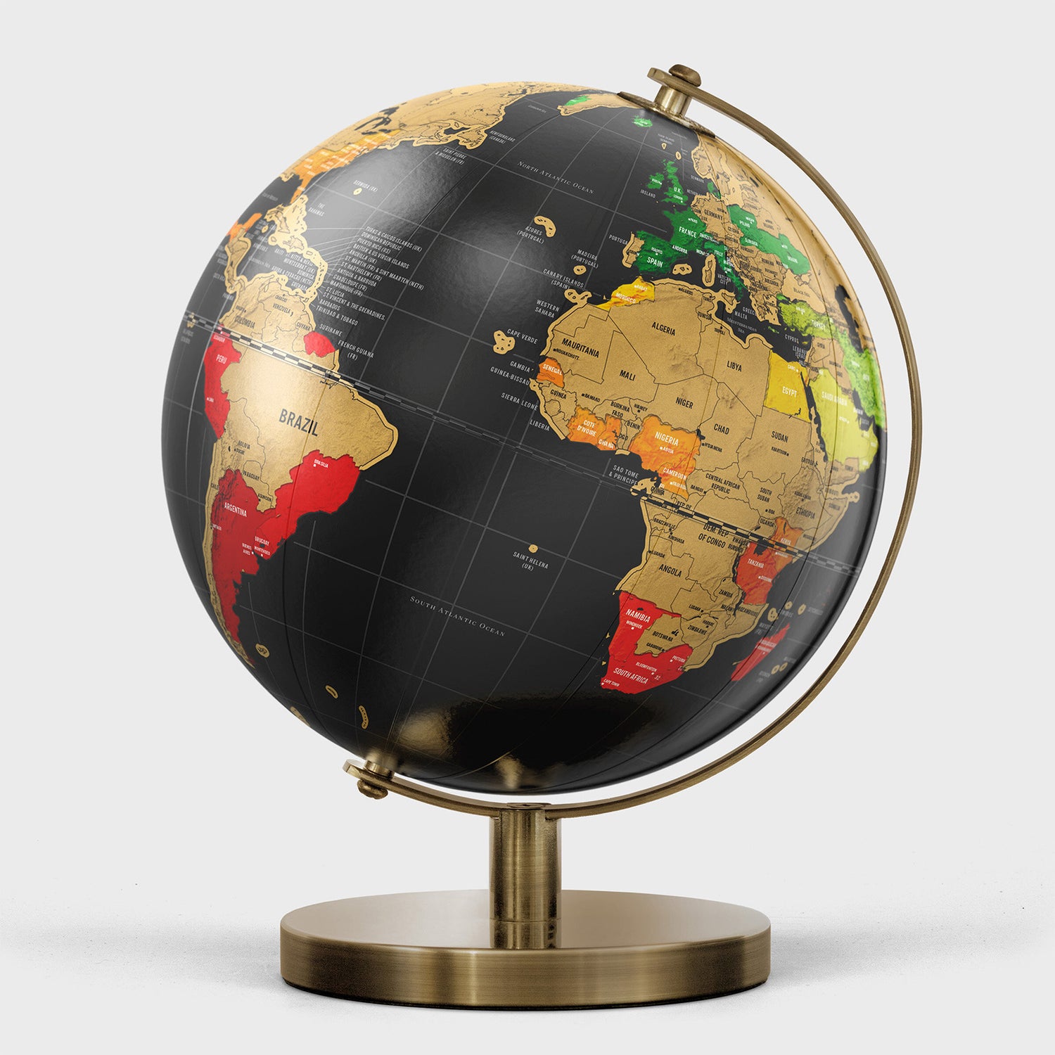 Large Scratch Globe