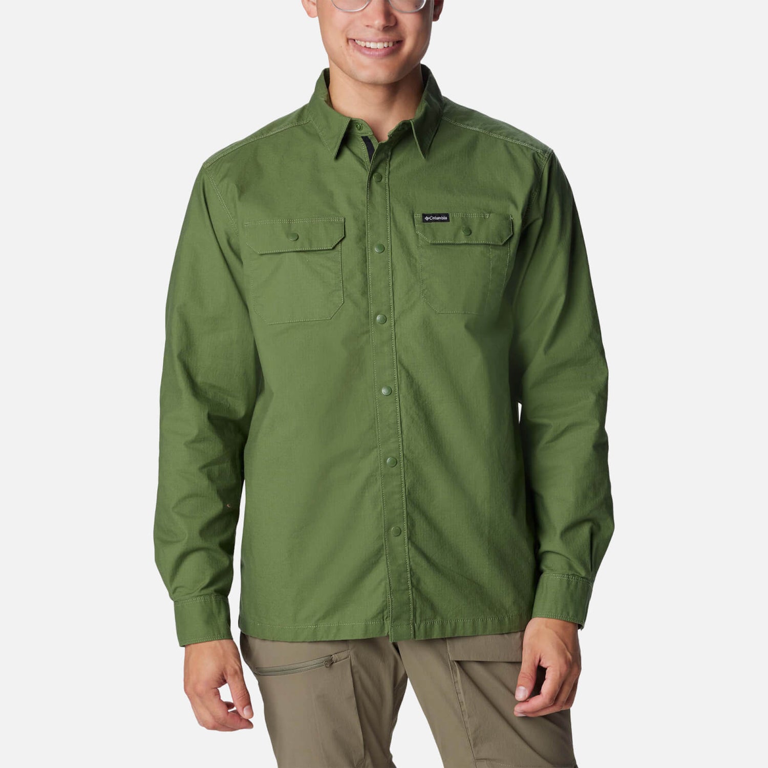 Columbia Landroamer Cotton-Blend Shirt - S