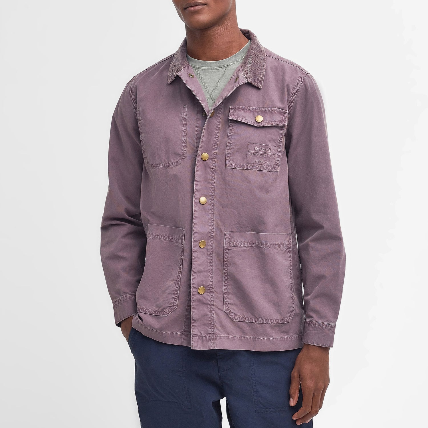 Barbour Heritage Grindle Cotton Overshirt - S
