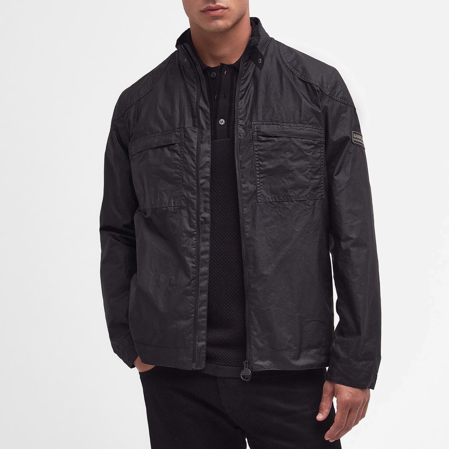 Barbour International Eastbow Waxed Cotton Jacket - S