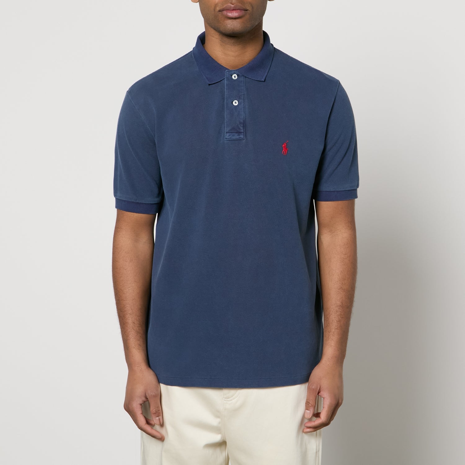 Polo Ralph Lauren Washed Cotton-Piqué Polo Shirt - S