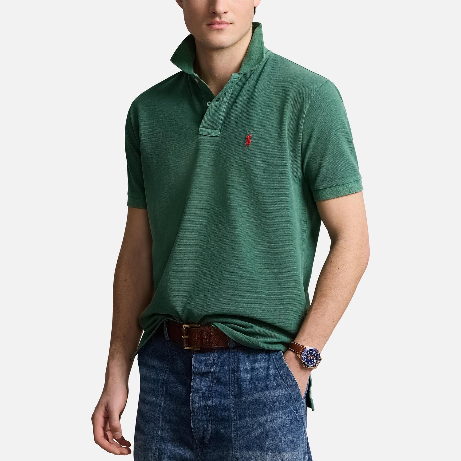 Polo Ralph Lauren Washed Cotton Polo Shirt - S