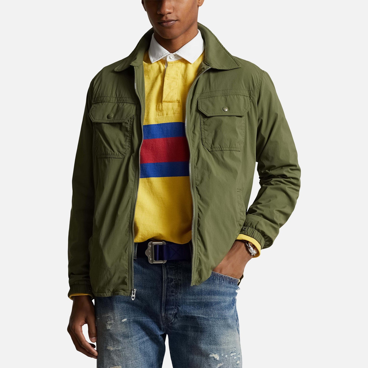 Polo Ralph Lauren Chase Lined Recycled Nylon Shirt Jacket - M