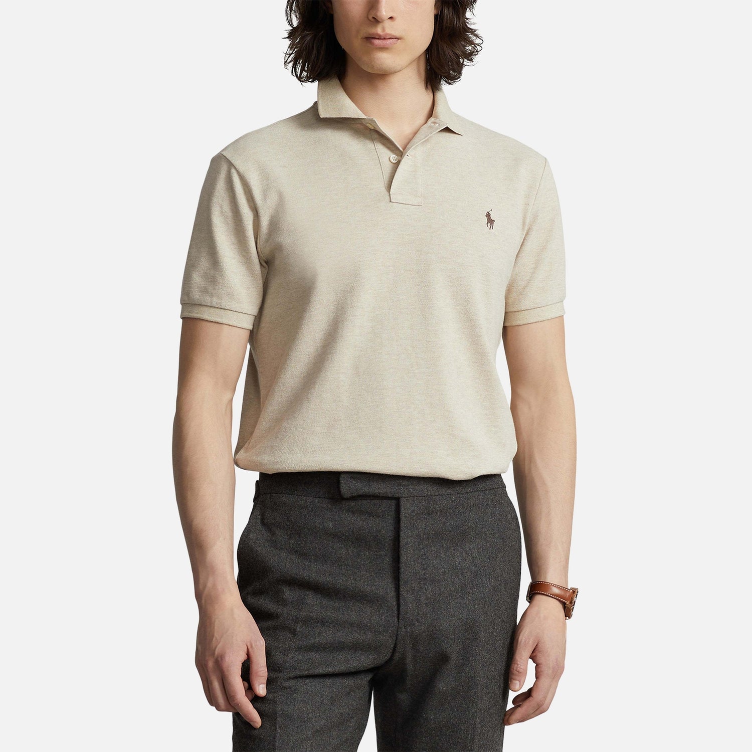 Polo Ralph Lauren Custom Fit Cotton-Piqué Polo Shirt - XL