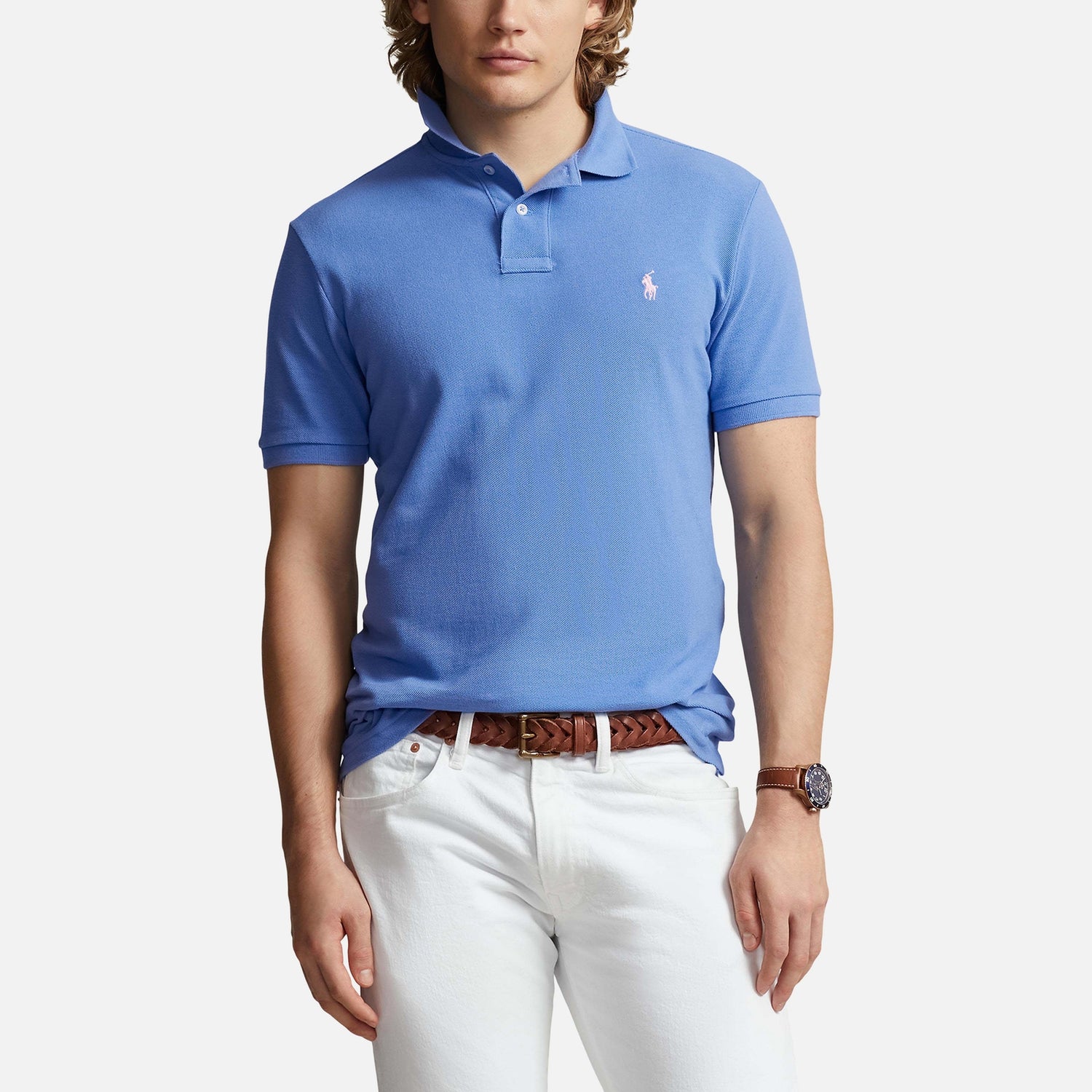 Polo Ralph Lauren Classic-Fit Poloshirt aus Piqué - Lafayette Blue - L