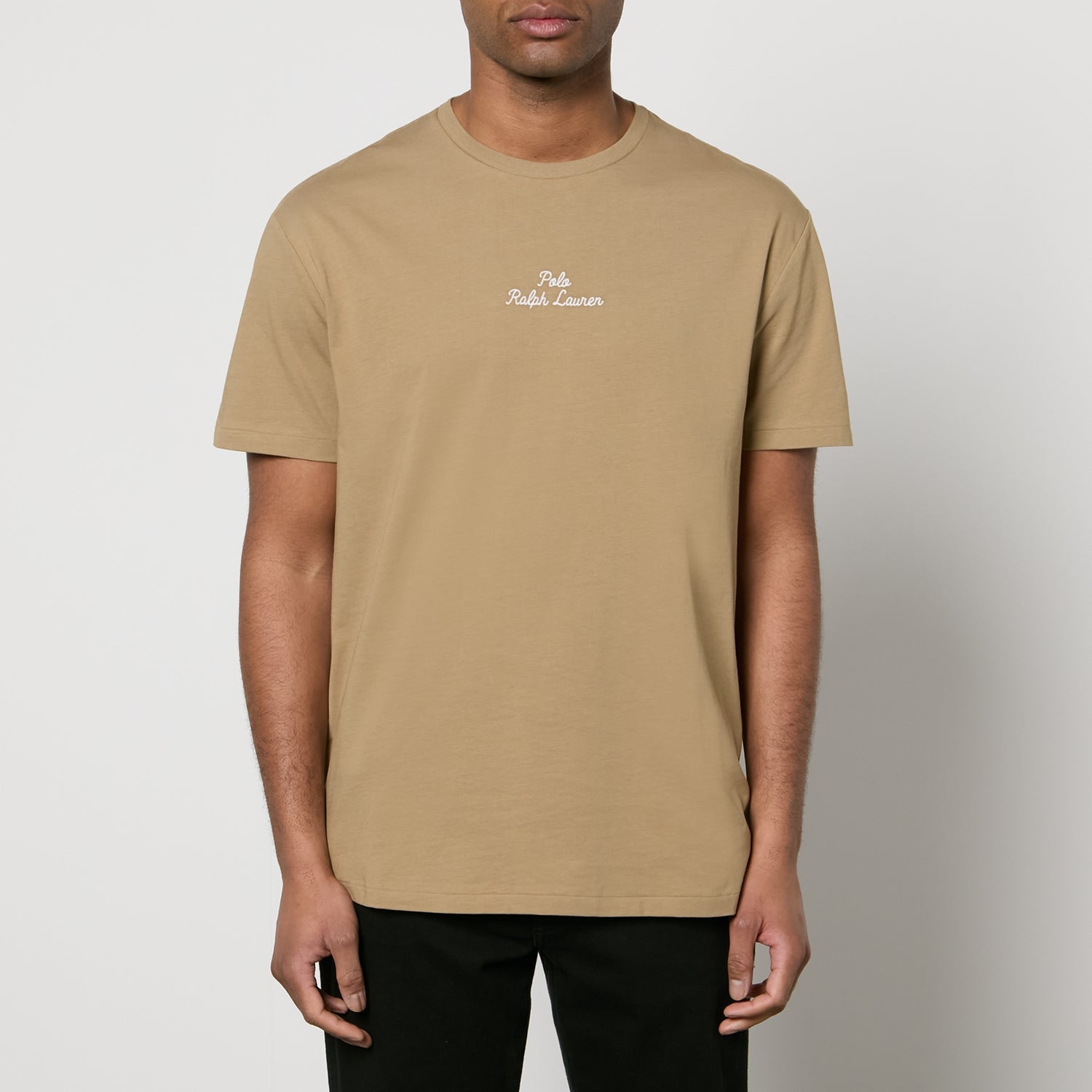 Polo Ralph Lauren Classic-Fit Jersey-T-Shirt mit Logo - Desert Khaki - S