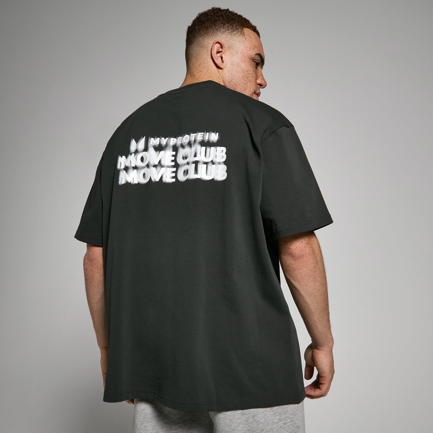 MP Move Club Graphic T-Shirt – Washed Black - XXS-XS